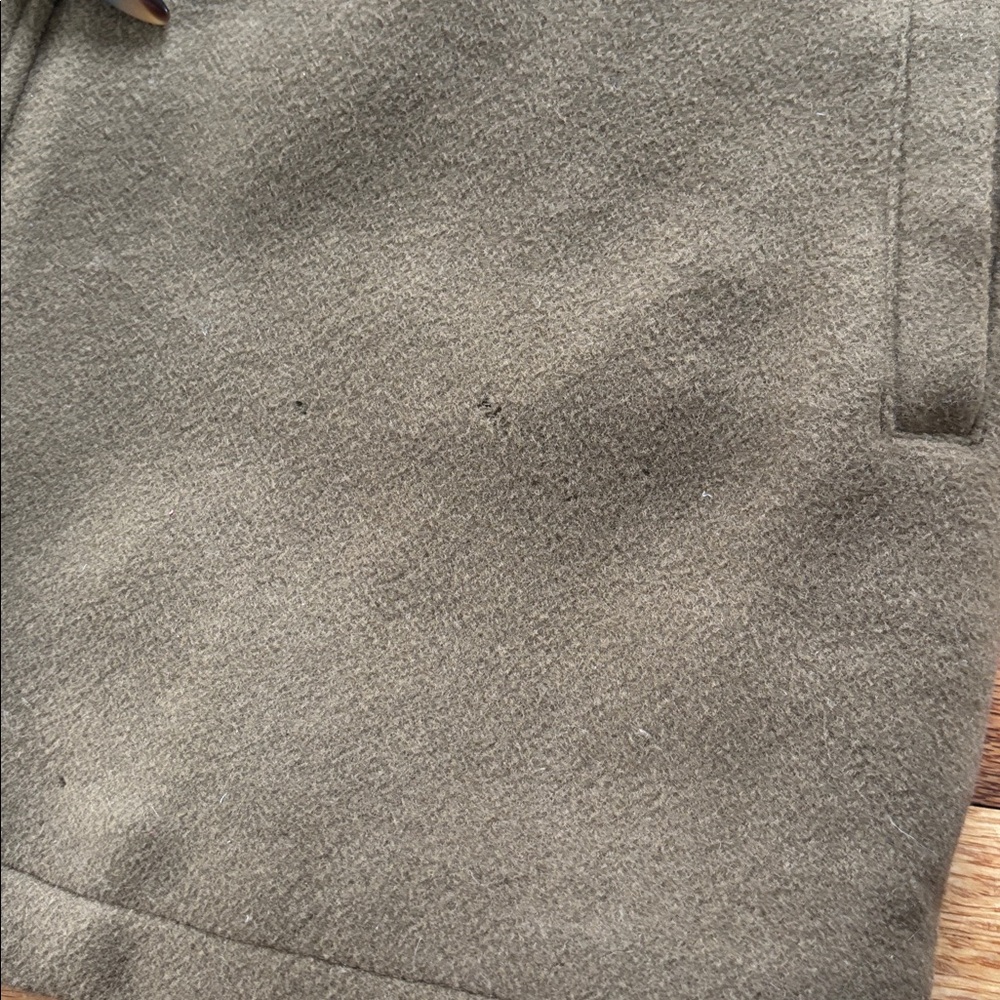 Cole Haan Men's Wool Blend Duffle Coat Small Removable Hood Fabric Made in Italy - Picture 14 of 16